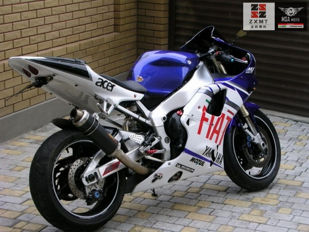 Yamaha r1 1998 винил вишнёвый хром