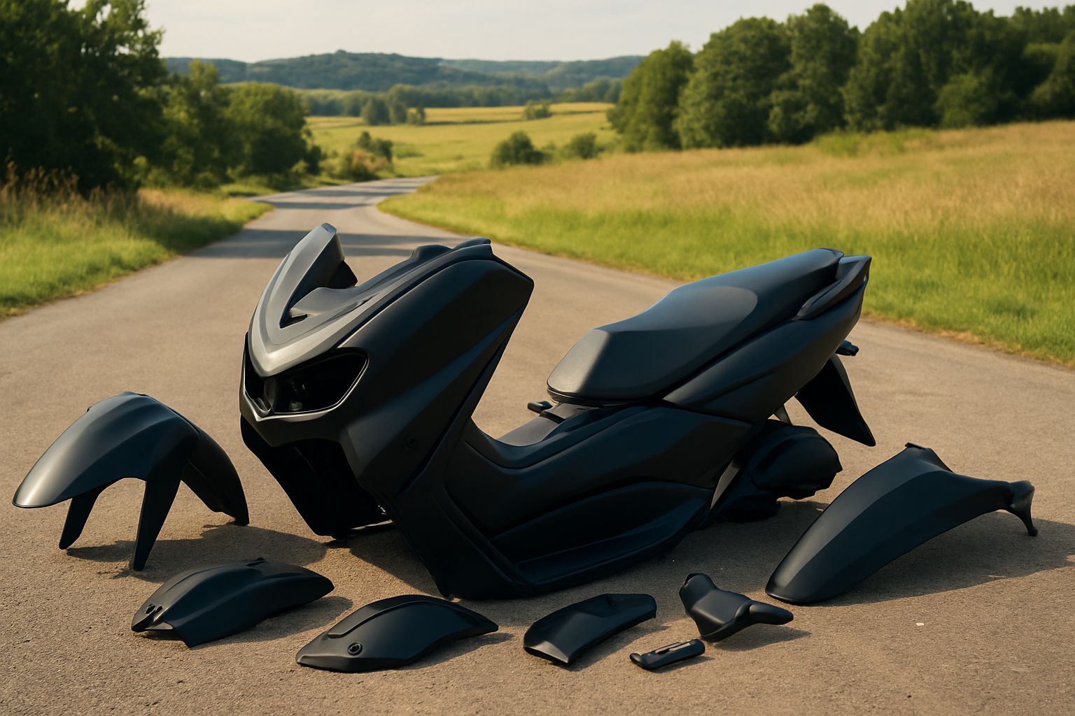 комплект пластика на yamaha