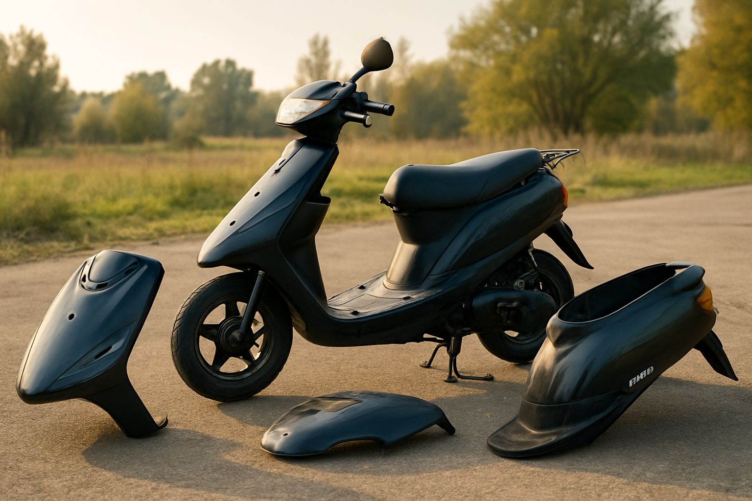 пластик yamaha jog aprio: