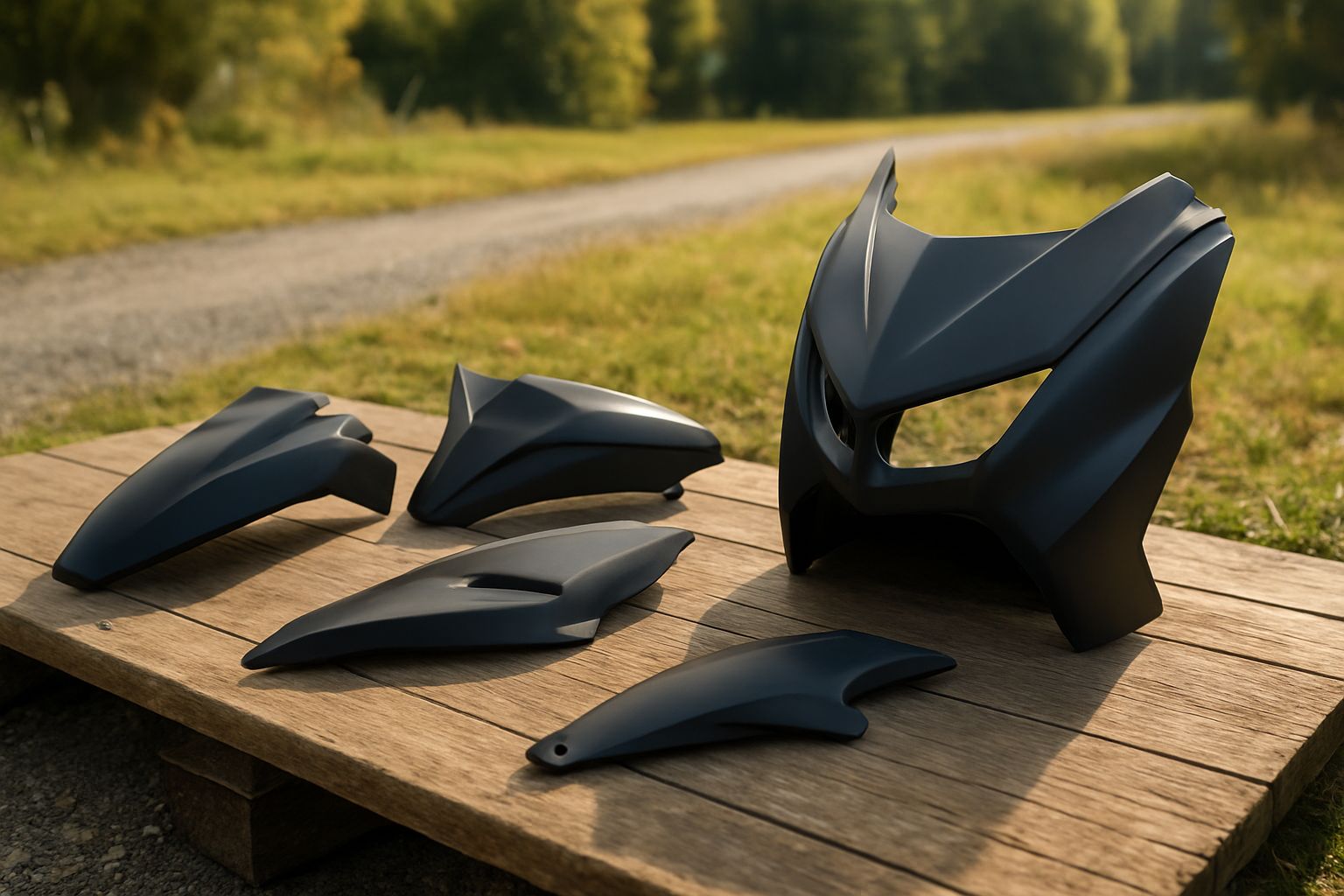 оригинальный комплект пластика yamaha