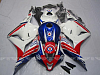 Комплект пластика Honda CBR600RR 2009-2012 Синий Белый Красный 